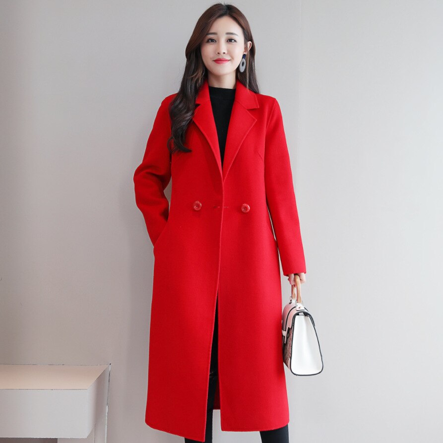 Single Button Wool Overcoat