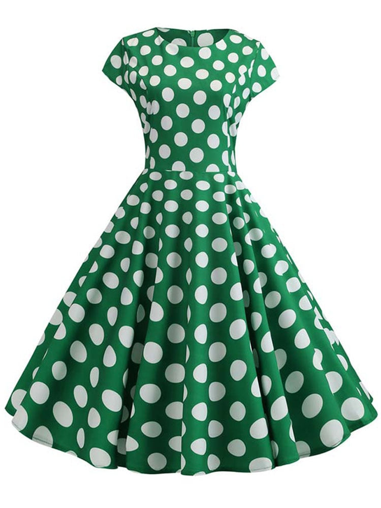 Rockabilly Polka Dot & Floral Dresses and Petti Skirts