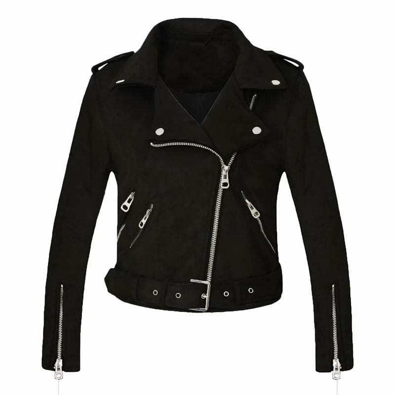 Short Leather Punk  Jacket