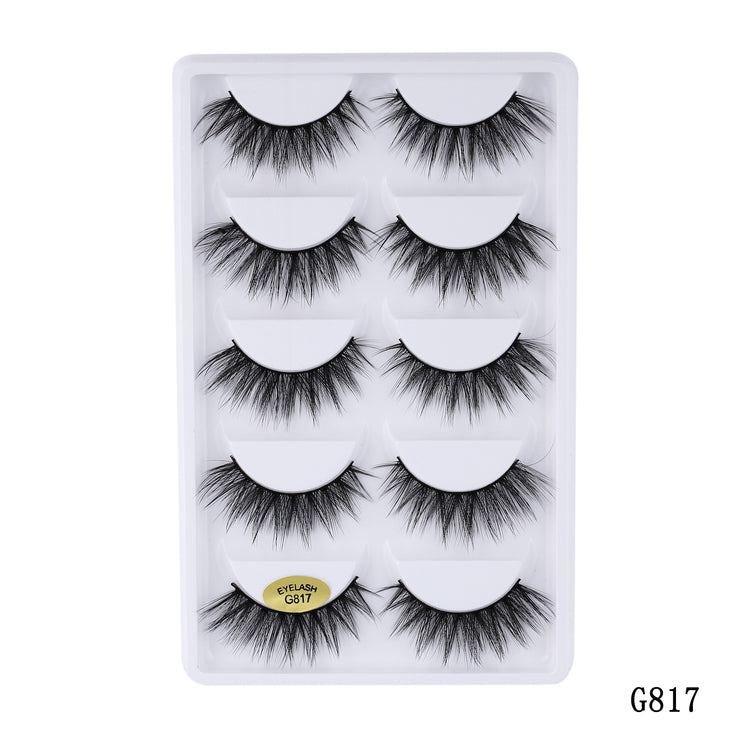 5 Pairs 5D Mink Eyelashes