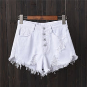 Frayed Ripped Shorts