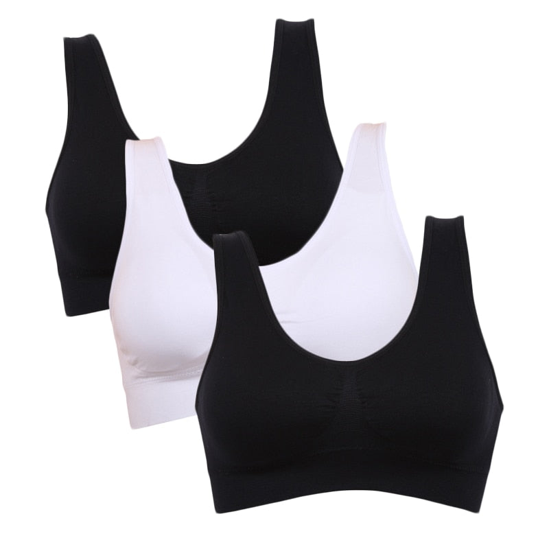 3pack Seamless Bras with Pads