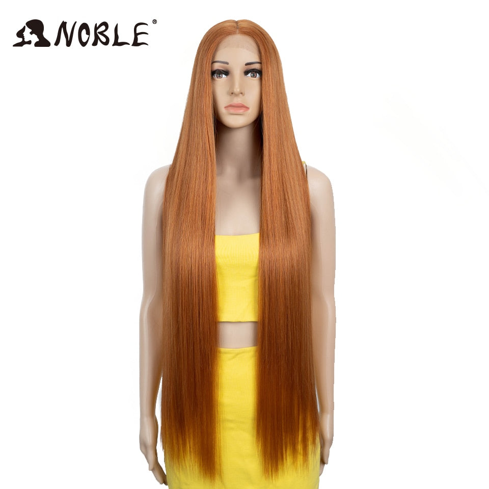 Noble Synthetic Straight Lace Front Wig