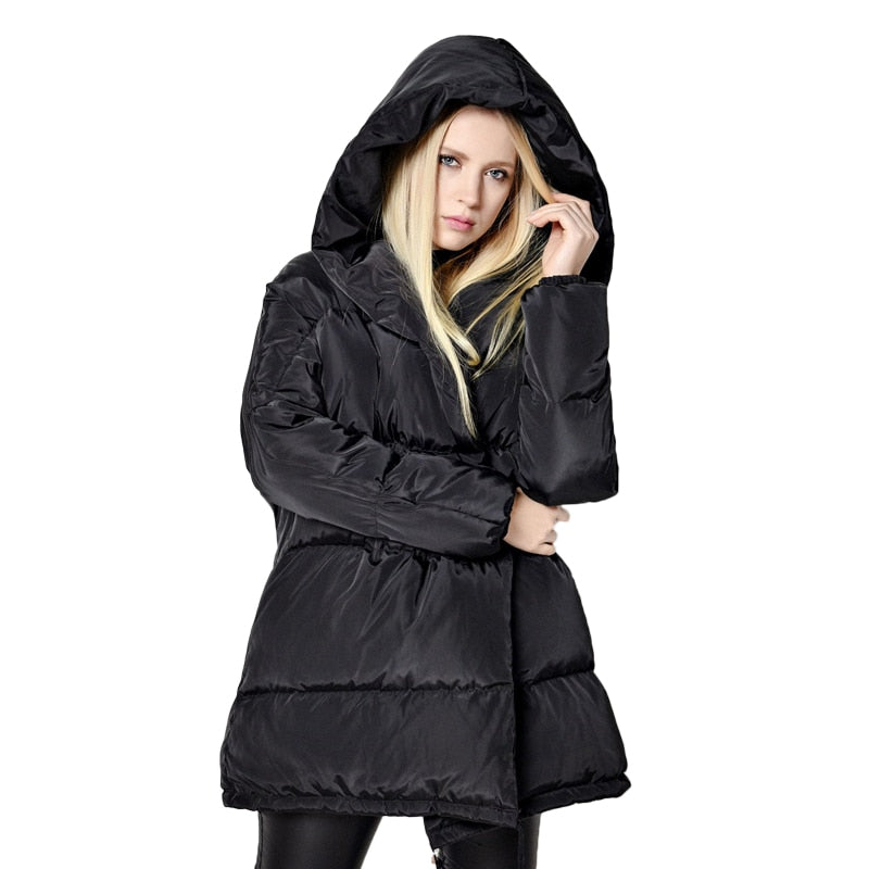 Duck Down Parkas Hooded Coats