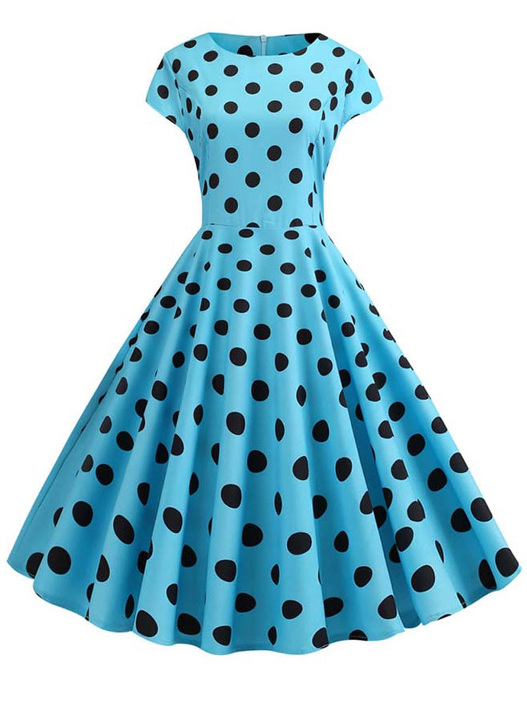 Rockabilly Polka Dot & Floral Dresses and Petti Skirts