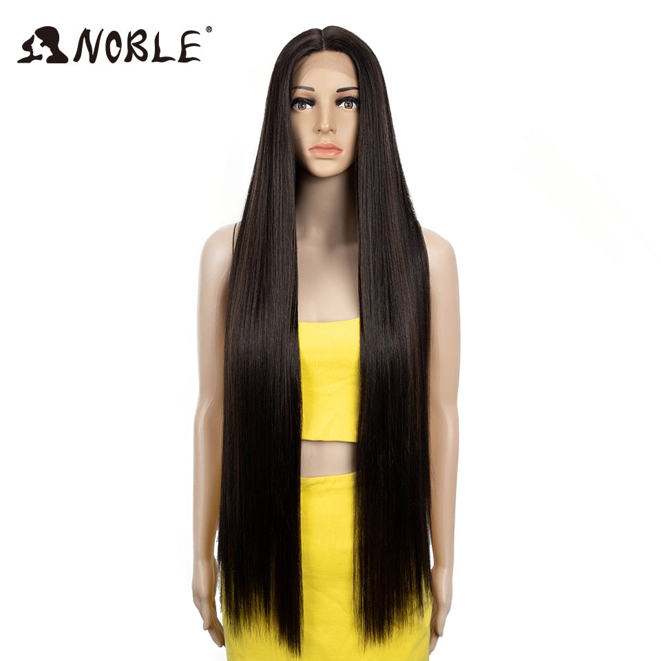 Noble Synthetic Straight Lace Front Wig