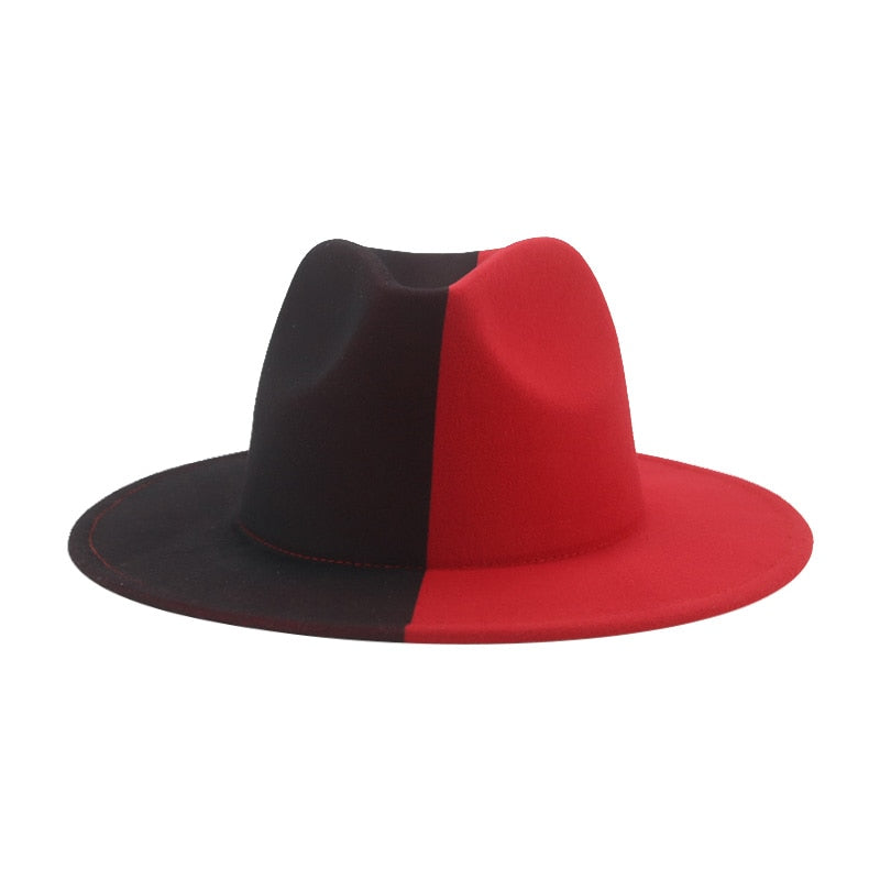 Men Gradient Color Luxury Fedoras