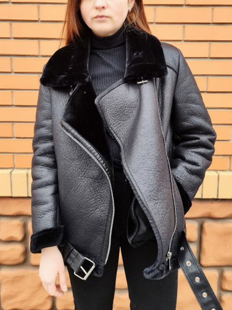 Leather Aviator Jacket