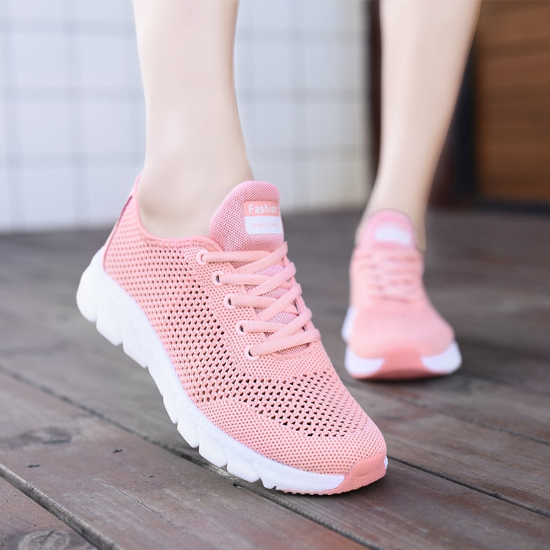 Lightweight Lace-up Air Mesh Shoes