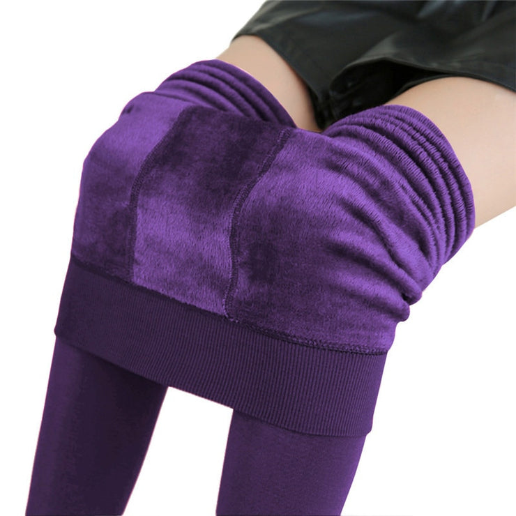 Stretch Thick Velvet Leggings