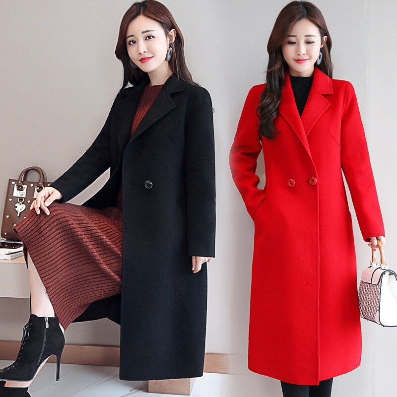 Single Button Wool Overcoat