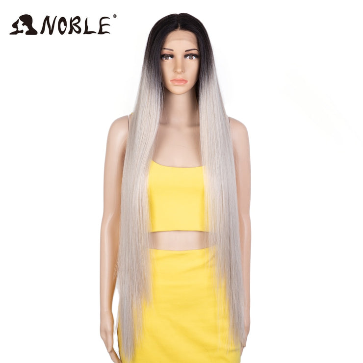 Noble Synthetic Straight Lace Front Wig