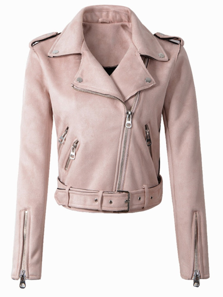 Short Leather Punk  Jacket