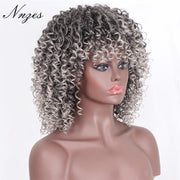 Short Gray Synthetic Wigs