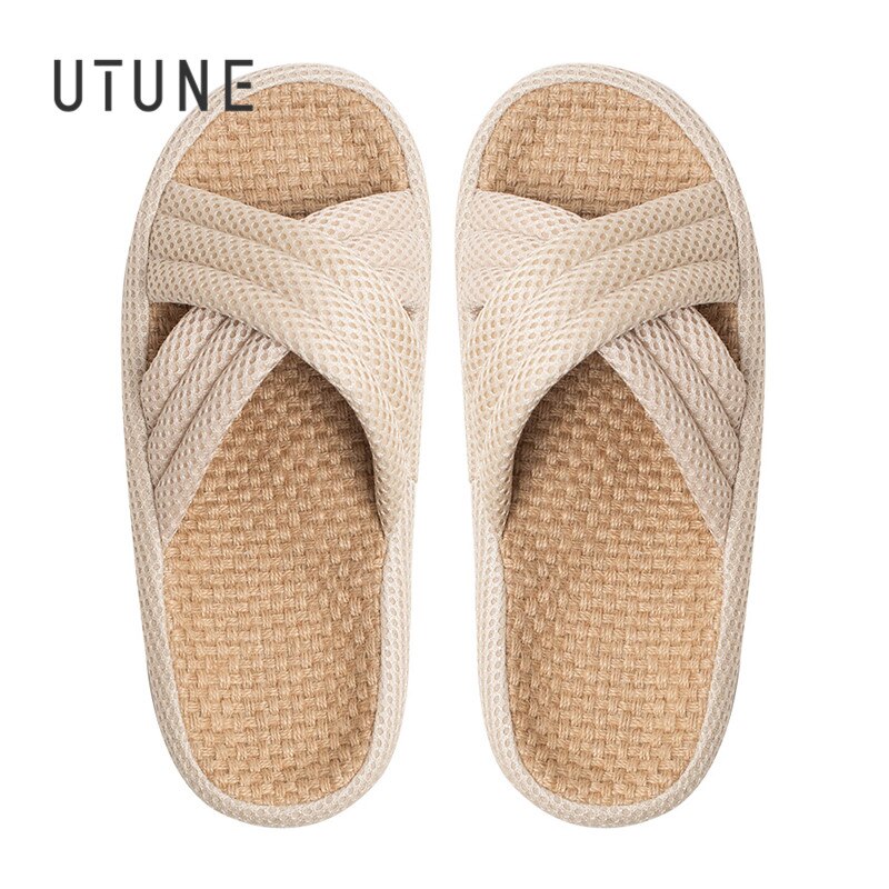 Non-slip Hemp Slippers