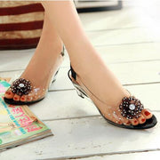 Transparent Open Toe Sandals