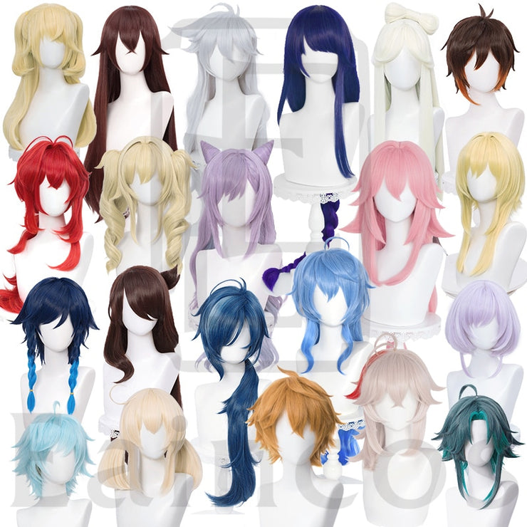 Cosplay Wigs Heat Resistant Synthetic Wigs