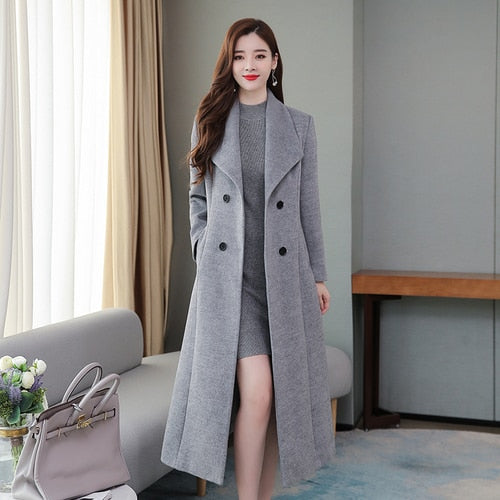 Thick Cashmere Long Coat