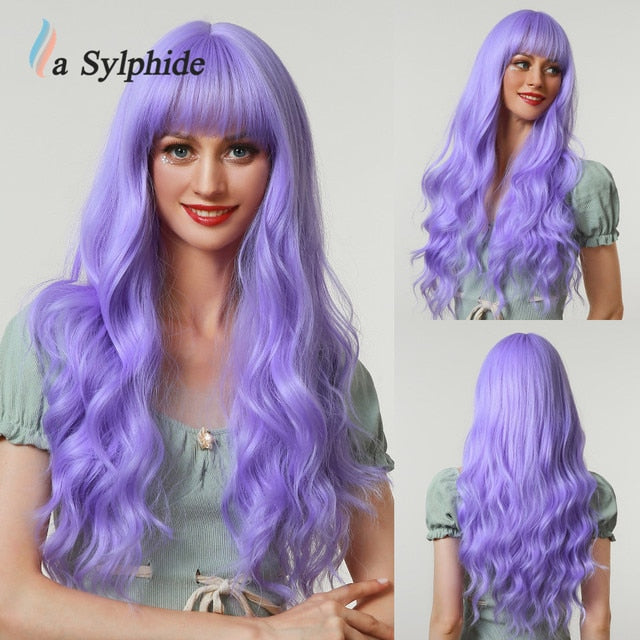 La Sylphide  Long Synthetic Wig Wave Heat Resistant