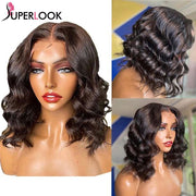 T Part Bob Frontal Human Hair Wig