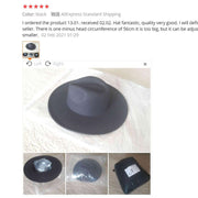 9.5cm Big Brim Fedoras