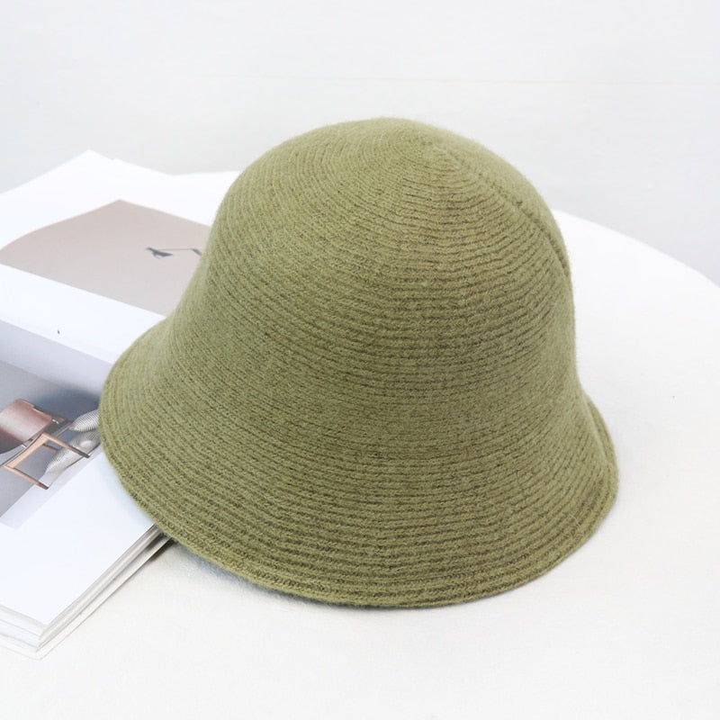 Girls Felt Wool Bucket Hats