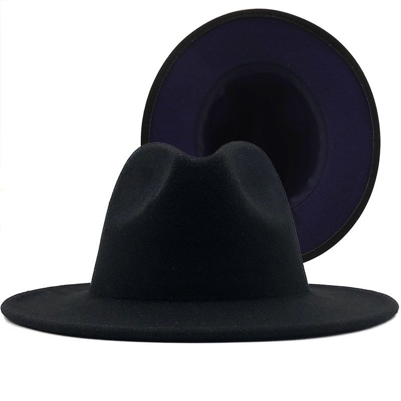 Unisex Vintage Wide Brim Fedora Hats