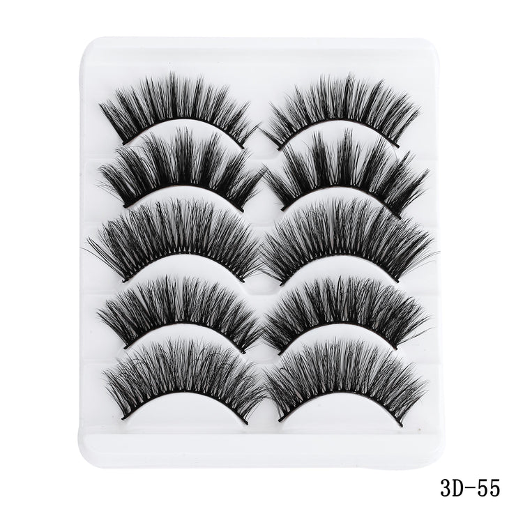 5 Pairs 5D Mink Eyelashes