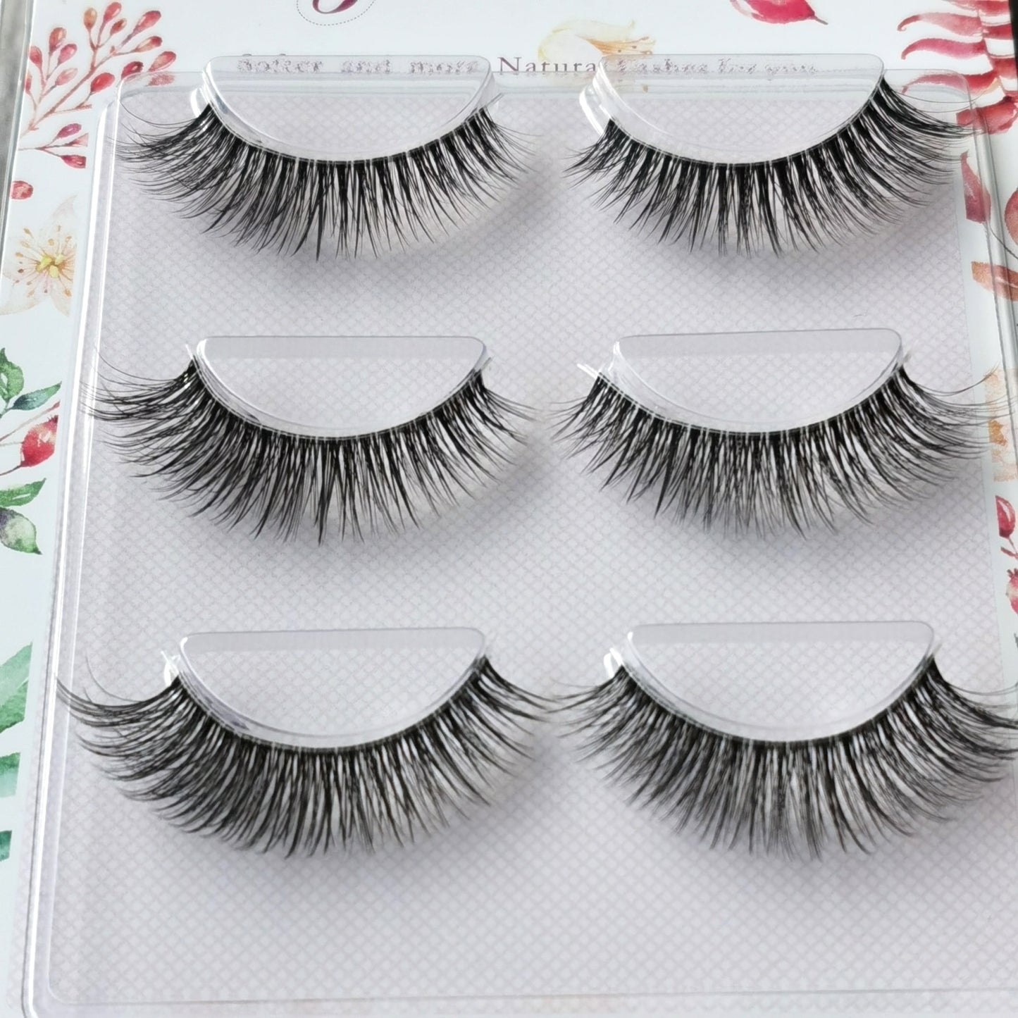 3D Mink Lashes Natural Short Full Strip