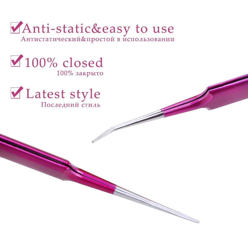 Stainless Steel Eyelashes Tweezers