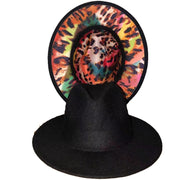 Four Seasons Unisex Inner Leopard Fedoras