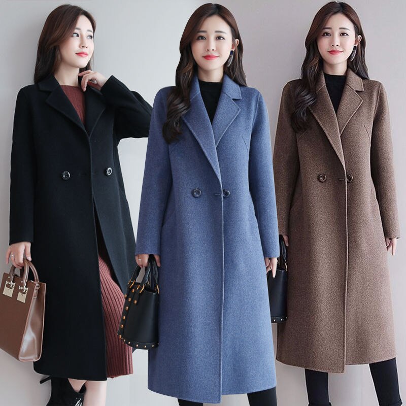 Single Button Wool Overcoat