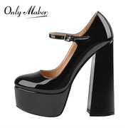 Mary-Jane 16CM Ankle Strap High Heels