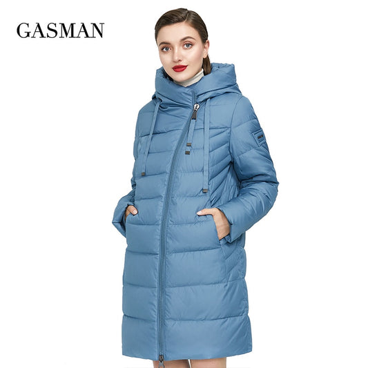 Long Puffer Thick Hooded Coat