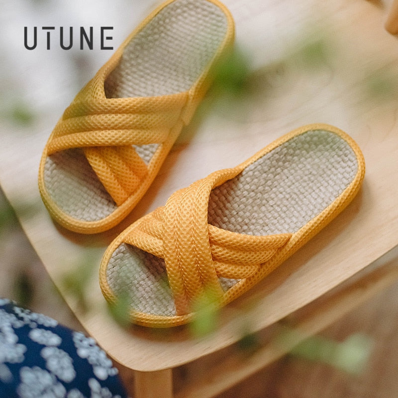 Non-slip Hemp Slippers