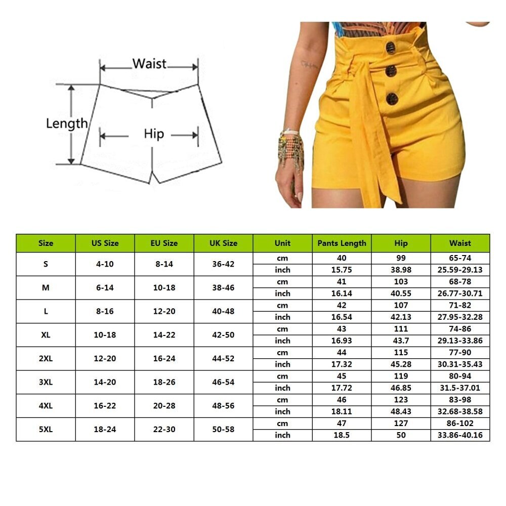 High Waist Bandage Shorts