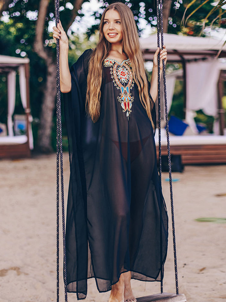 Embroidered Beach Tunic