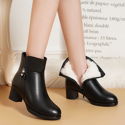 Soft Leather Ankle Boots