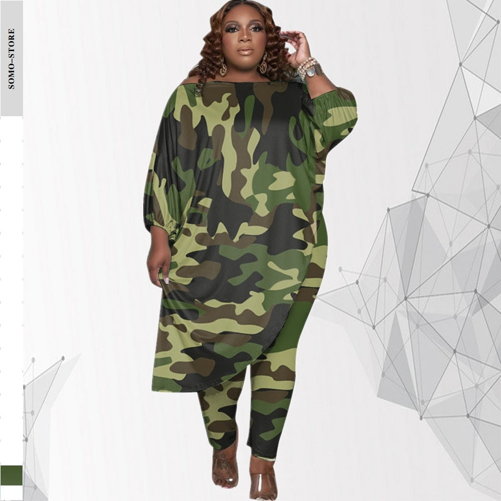 Bohemian 2pc Camouflage Tracksuit