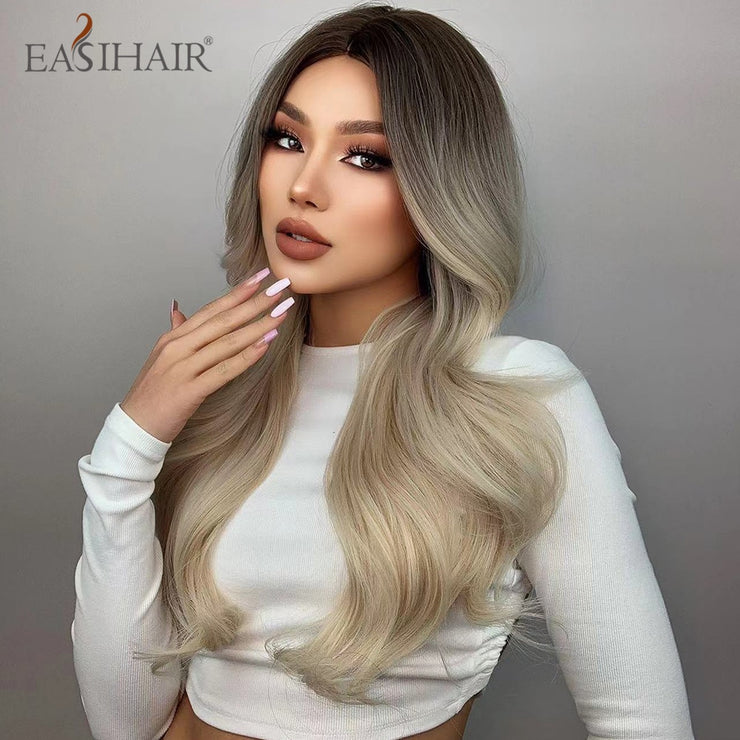 EASIHAIR Wavy Heat Resistant Synthetic Wigs