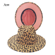 Four Seasons Unisex Inner Leopard Fedoras