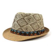 Plaid  Unisex Classic Version Fedoras