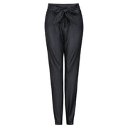 Leather Skinny Office Lady Pants