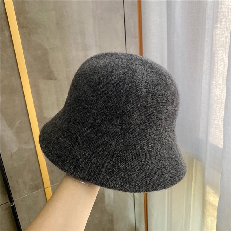 Girls Felt Wool Bucket Hats