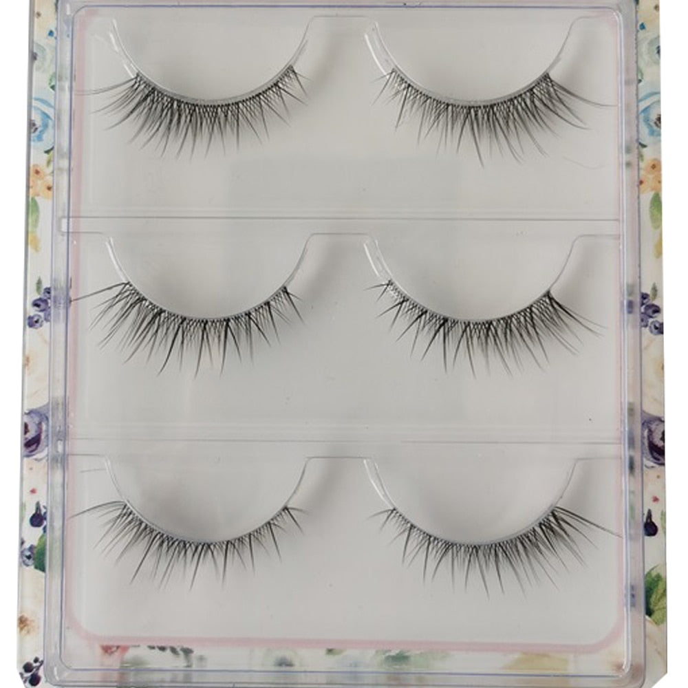 3D Mink Lashes Natural Short Full Strip