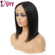 T Part Lace Human Hair Short Bob Wig