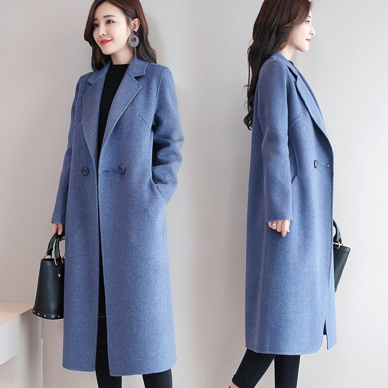 Single Button Wool Overcoat