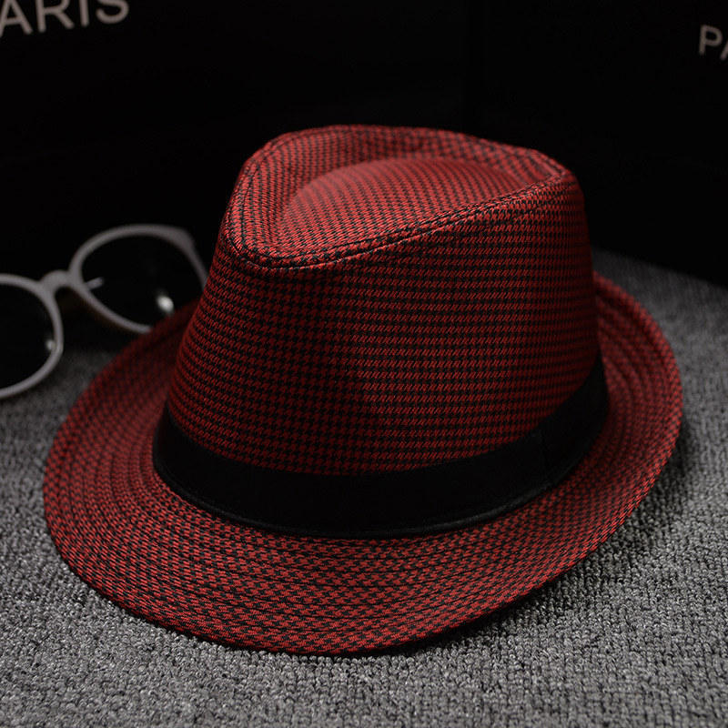 Plaid Retro Men's Fedoras