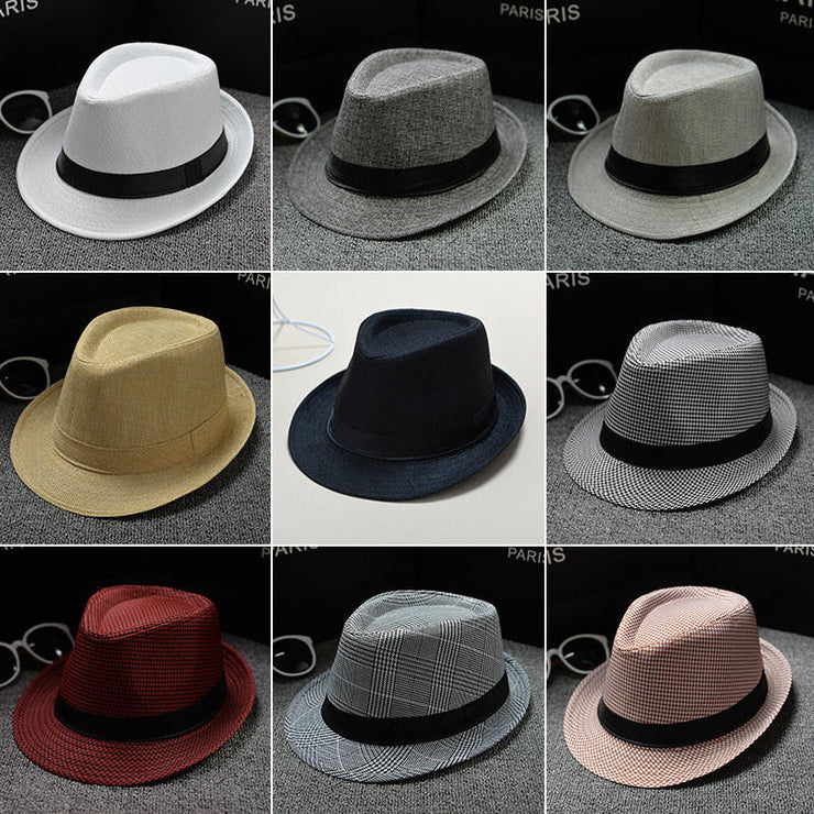 Plaid Retro Men's Fedoras